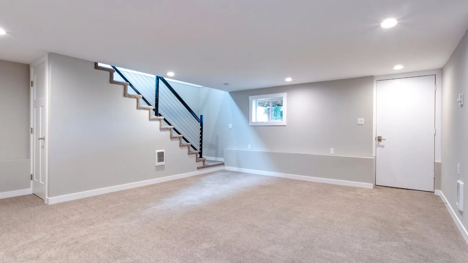 Basement renovation in Emerald Park